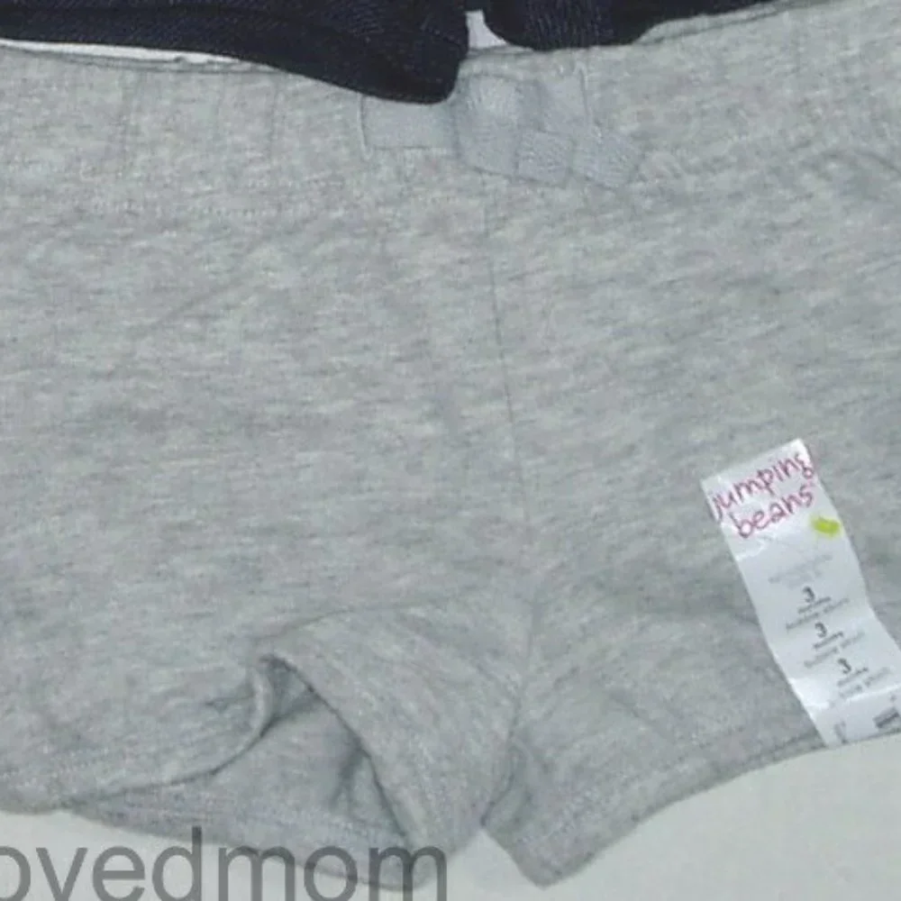3M Lot Baby Girls 5 pc Skort Shorts Diaper Cover - Picture 7 of 14